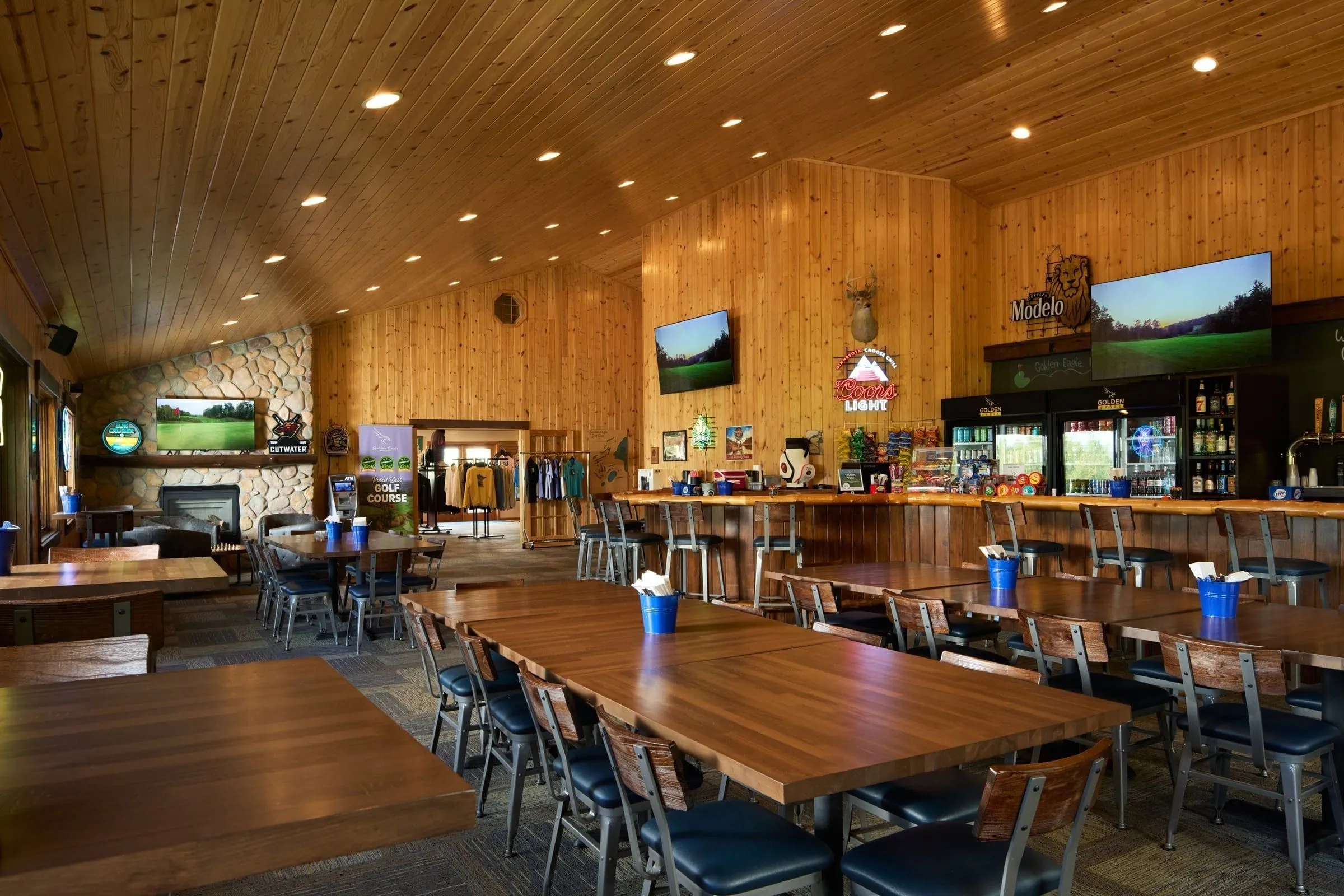 Golden Eagle clubhouse interior